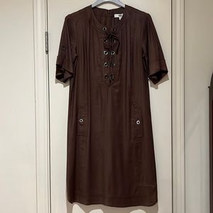Etcetera Brown Short sleeve Dress 2